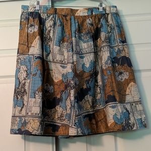 World map Modcloth skirt
